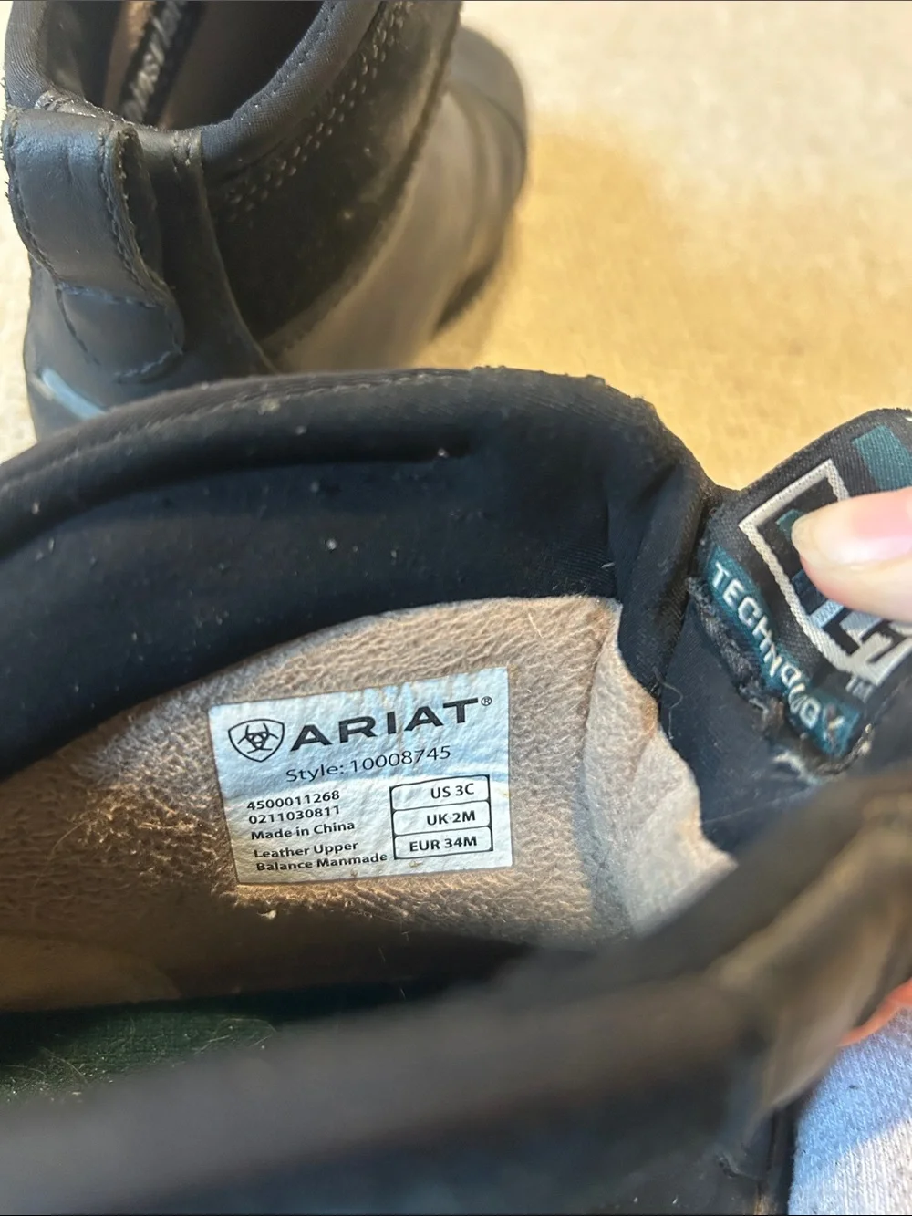 Ariat insulated waterproof paddock boots
